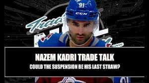 The nhl suspended nazem kadri 8 games for his hit on justin faulk. Wuu7uae0jzxi0m