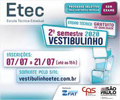 Por isso, é tão importante ficar bem informado sobre o dia que a prova é aplicada. Prova Etec 2020 Segundo Semestre