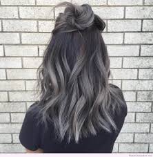 Black And Grey Ombre Hair Bob Metalized Grey Pastel Hair In Medium Bob Fanola Hair Colour Ombre Hair Grey Ombre Hair