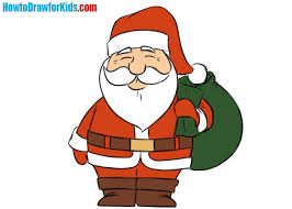 How to draw santa claus. How To Draw Santa Claus For Kids