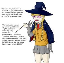 This is how I think Katherine speaks. Not that she's always in a bad mood,  just I imagine her talking in an English cockney accent. :  r/OtherworldLegends