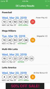 De Lottery Results By Matthew Saavedra