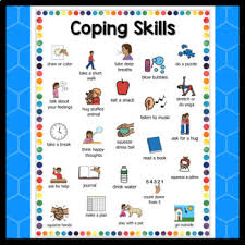 Coping Skills Calm Down Chart With Pictures