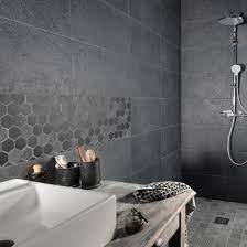 Salle d'exposition du lundi au samedi : Un Carrelage Imitation Ardoise Pour Un Bel Effet Leroy Merlin