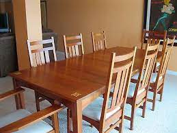 Apparently, gustav stickley didn't really care for the association of stickley furniture with mission style, even though both styles appear to have a lot in common. 11 Piece Dining Room Set Dining Dining Room Dining Room Furniture