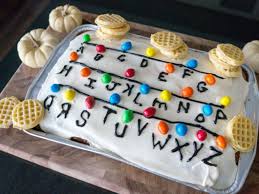 Homemade Stranger Things Halloween Sheet Cake Stranger Things Halloween Sheet Cake Cake