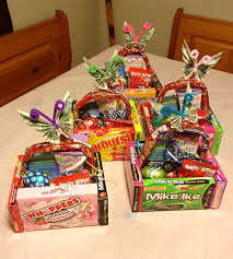 Birthday Gift Baskets For Kids Easter Basket Fun Our Kids Are Getting A Little Older So Instead Of Chocolate Bunnies Coloring E Boys Easter Basket Kids Easter Basket Candy Easter Basket