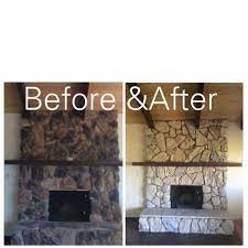 Any sheen that is more flat than satin will not stick to the rock as easily and will flake and chip off. Popular 17 Best Ideas About Painted Rock Fireplaces On Home Decor And Garden Ideas Stone Fireplace Makeover Painted Rock Fireplaces Rock Fireplaces
