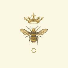 Emily Carter The Honey Queen Bee Fine Art Print A3 Colour Queen Bees Art Bee Art Bee Drawing