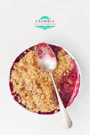 La Cuisine De Nathalie Crumble Pommes Framboises Crumble Pomme Recette Crumble Pomme