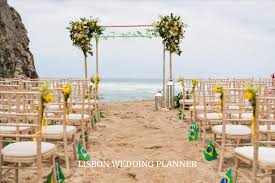 Brazilian Beach Wedding Ceremony In Portugal By Lisbon Wedding Planner In 2020 Wedding Beach Ceremony Lisbon Wedding Portugal Wedding