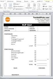 Maybe you would like to learn more about one of these? Contoh Slip Gaji Serta Cara Membuatnya Tambah Pinter