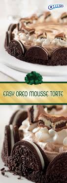Easy Oreo Mousse Torte Recipe Recipe Oreo Mousse Desserts Chocolate Peanut Butter Recipes