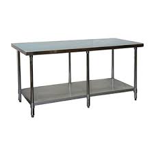 16 gauge commercial work tables are an excellent solution for food service professionals seeking both quality and affordability when adding a stainless steel kitchen table to their operation. Commercial Work Tables And Stations Chefs Toys
