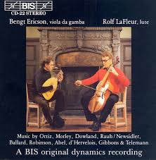Music for Viola Da Gamba And Lute