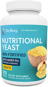 From nutritional yeast mac and cheese to nutritional yeast pizza recipes, i have included the best vegan nutritional yeast recipes you'll ever cook! Amazon Com Dr Berg S Nutritional Yeast Tablets Non Fortified Natural B12 Added All 8 B Vitamin Complex No Gluten Non Gmo No Synthetics 270 Vegan Tablets Dietary Supplements Health Personal Care