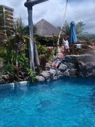 Swimming Pool Rope Swing Photos Dad Swinging On The Rope Swing Pool Waterfall Swimming Pools Backyard Dream Pools