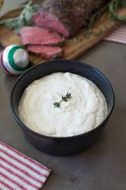 Using a blender or a mixing bowl with a whisk add remaining ingredients except oil and onion, blend until well for home use, i suggest cutting the beef tenderloin into quarters lengthwise. Homemade Creamy Horseradish Sauce