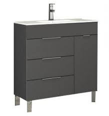 Sears carries stylish bathroom vanities for your next remodeling project. Eviva Geminis 28 Grey Modern Bathroom Vanity With White