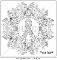 Coloring pages for breast cancer ribbon. Breast Cancer Vector Photo Free Trial Bigstock