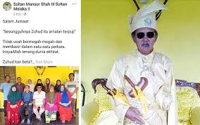 Police arrested him under the sedition act and are investigating whether people paid him for fake titles. Individu Baru Mengaku Sultan Melaka Jadi Gurauan Netizen Free Malaysia Today Fmt
