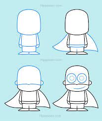 How To Draw A Superhero In 2021 Kids Sketchbook Drawing Lessons Drawing Superheroes