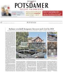 Sie gehören zur dieter von holtzbrinck medien gmbh und bezieht als kopfblatt ihre überregionalen seiten (den „mantel) vom berliner tagesspiegel. Kms Potsdam Presse