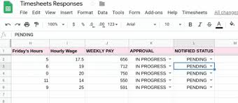 Upon filling in their worked hours for each day, employers and employees get access to easy pay tracking. Collect Timesheets From Employees Google Workspace Developer