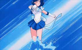 Bishoujo Senshi Sailor Moon Top 20 Anime Girls With Blue Hair Ami Mizuno Sailor Moon Sailor Moon Character Sailor Moon Gif