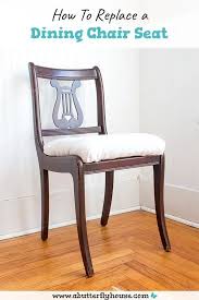 Solid wood ladder back commercial dining chair in espresso. The Fast Way To Replace A Dining Chair Cushion A Butterfly House
