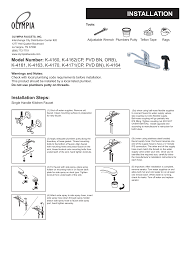 Maybe you would like to learn more about one of these? Olympia Faucets K 4160 Bn K 4160 Orb Installation Guide Manualzz