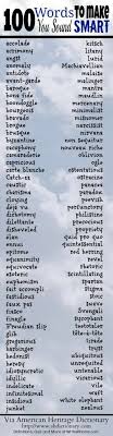 100 Words That Sound Smart For A Smart Character Writing Words Words 100 Words