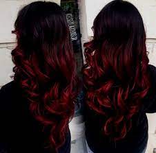 Brazilian Raspberry Ombre Hair Extensions Redombrehair Ombrehairstyles Black Hair Ombre Red Ombre Hair Black Red Hair