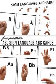 For example, the german and american manual alphabets are similar; Free Printable Asl Sign Language Alphabet Cards Poster Asl Sign Language Sign Language For Kids Sign Language Alphabet