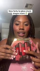 New fenty lip gloss shade dragon mami 😱🚨🚨#sephoraemployee #makeupreview  #newbeauty #dontletthisflop