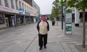 On his upper legs and belt; Crawley Wakes Up To The Empty Skies Of The Coronavirus Crash Gatwick Airport The Guardian