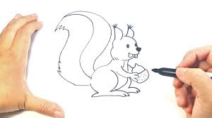 How to draw a chipmunk easy cartoon. How To Draw A Chipmunk Step By Step Chipmunk Drawing Lesson Youtube