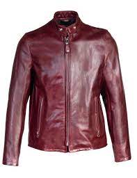 Cowhide Casual Racer Leather Jacket 654 Cafe Racer Leather Jacket Buy Classic Cars Vintage Cafe Racer
