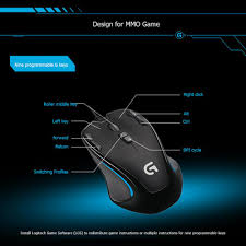 Maybe you would like to learn more about one of these? Logitech G300s Ambidextrous Optical Gaming Mouse Usb Wired 9 Programmable Buttons Mouse2500dpi 7 Color Backlight Game Mice Mice Aliexpress