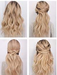 Check out these wedding guest hairstyle options to wear up or down and flatter long, short and medium hair lengths. 34 Diy Hairstyle Tutorials For Wedding And Prom My Deer Flowers