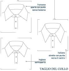 Colli Camicia Francese Inglese Italiano