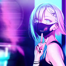 A lovingly curated selection of 981 free hd neon anime wallpapers and background images. 2932x2932 Anime Girl City Lights Neon Face Mask 4k Ipad Pro Retina Display Hd 4k Wallpapers Images Backgrounds Photos And Pictures