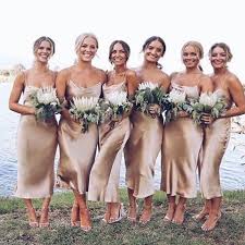 Spaghetti Straps Sheath Bridesmaid Dresses Comfortable Bridesmaid Dresses Vb02329 In 2020 Slip Bridesmaids Dresses Silk Bridesmaid Dresses Bridesmaid