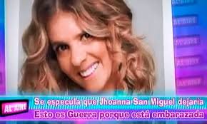 ¿Johanna San Miguel está embarazada?