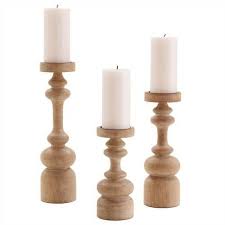 Get the best deals on wooden pillar candle holders & accessories. Ainsworth Wood Pillar Holders Set Of 3 Wood Turned Candle Holders Wood Candle Holders Wood Pillar Candle Holders