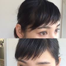 短い前髪 まだまだきてます どんどんきてます 神戸三ノ宮トアロード tierra ティエーラ ヘッドスパ二スト米田のblog 黒髪ロング パーマ 短い前髪 ロングパーマ