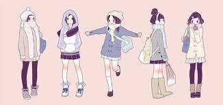 Anime Fashion Girls Winter Outfits Anime Amino Character Design Drawings Character Design Inspiration