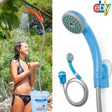 Battery Powered Handheld Portable Outdoor Camping Shower Travel Spray Showerhead Outdoor Camping Shower Camping Shower Travel Spray
