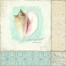 It makes a great grouping with my other shell paintings: Conch Shell Paintings Fine Art America