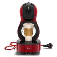 Sleek, funky and easy to use, the iconic melody machine comes in black, ivory, and red, and is guaranteed to bring a touch of flair into your home. Capsule Coffee Machine Krups Nescafe Dolce Gusto Lumio Kp1305 Euronics